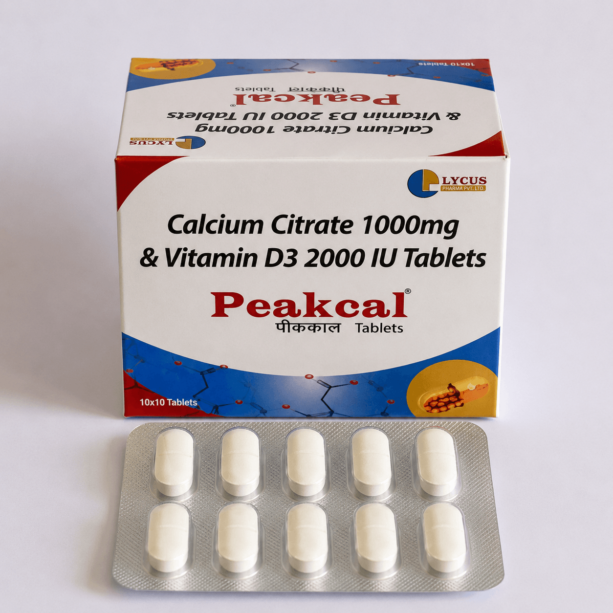 Calcium supplement tablets